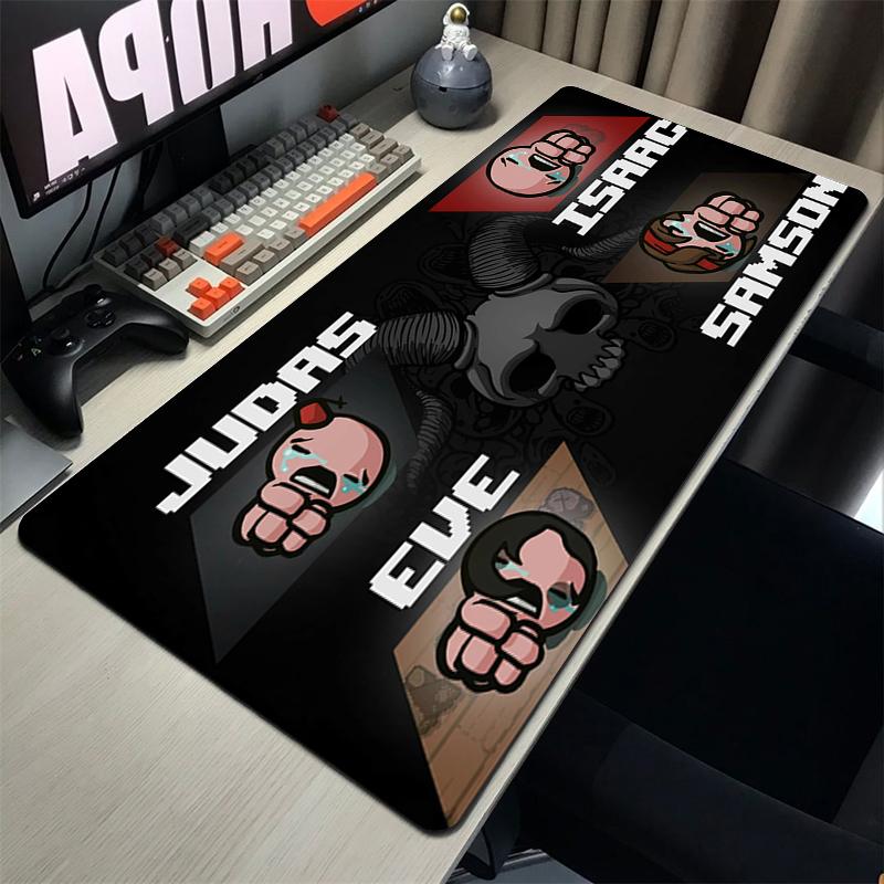 Коврик для мыши The Binding Of Isaac Игровой Коврик для игровой клавиатуры Компьютерные аксессуары Настольный коврик Коврики для мыши Резиновый коврик Шкаф для ПК Коврик для мыши