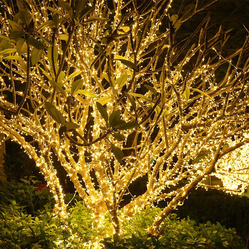 OEING Warm White Outdoor Star Fairy Lights