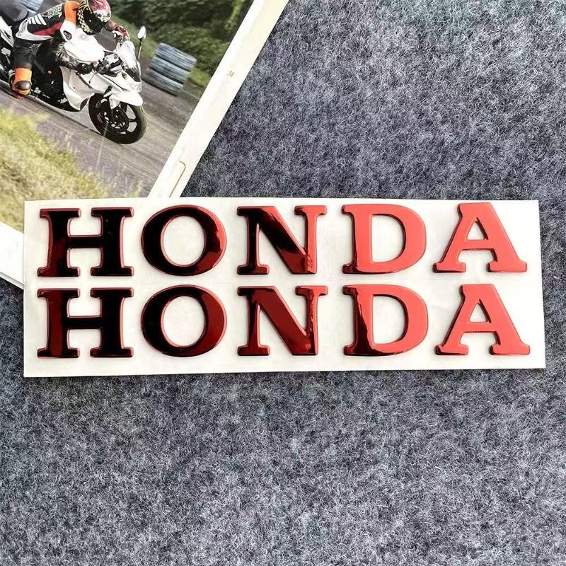 FIQ1 Honda Logo Sticker Letter Label for Motorcycle Sticker Logo Waterproof Stickers for Pcx160 Nss350 Pcx125 Cbr650r Fuel Tank
