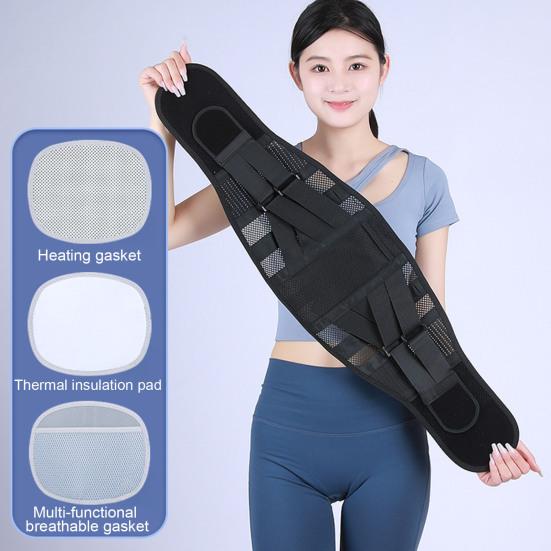 Back Support Brace for Men And Women Breathable Lumbar Belt Adjustable Mesh