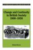Книга Change and Continuity In British Society, 1800-1850