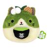 Sanei Boeki Local Dango Matcha Neko Dango (Kyoto) W7.5 X D6 X H7cm Plush Toy