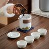 Coarse Pottery Travel Tea Set