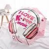 1 шт. Автоматический складной зонт K-pop Music, Прочный железный каркас с 8 ребрами, Подходит для путешествий, Ежедневного использования, Подарок на день рождения, Декор 16