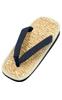 Трава рогоз стимулирует подошвы ваших японских сандалий Leaf Japanese Shoe Shoe Seigaiha [AiAi] для мужчин, Сандалии, Ноги, (Узор из конопли,