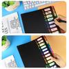 Colorful Tags A4 Folder with Month Divider - Durable Plastic Document Organizer Color Coded Calendar System