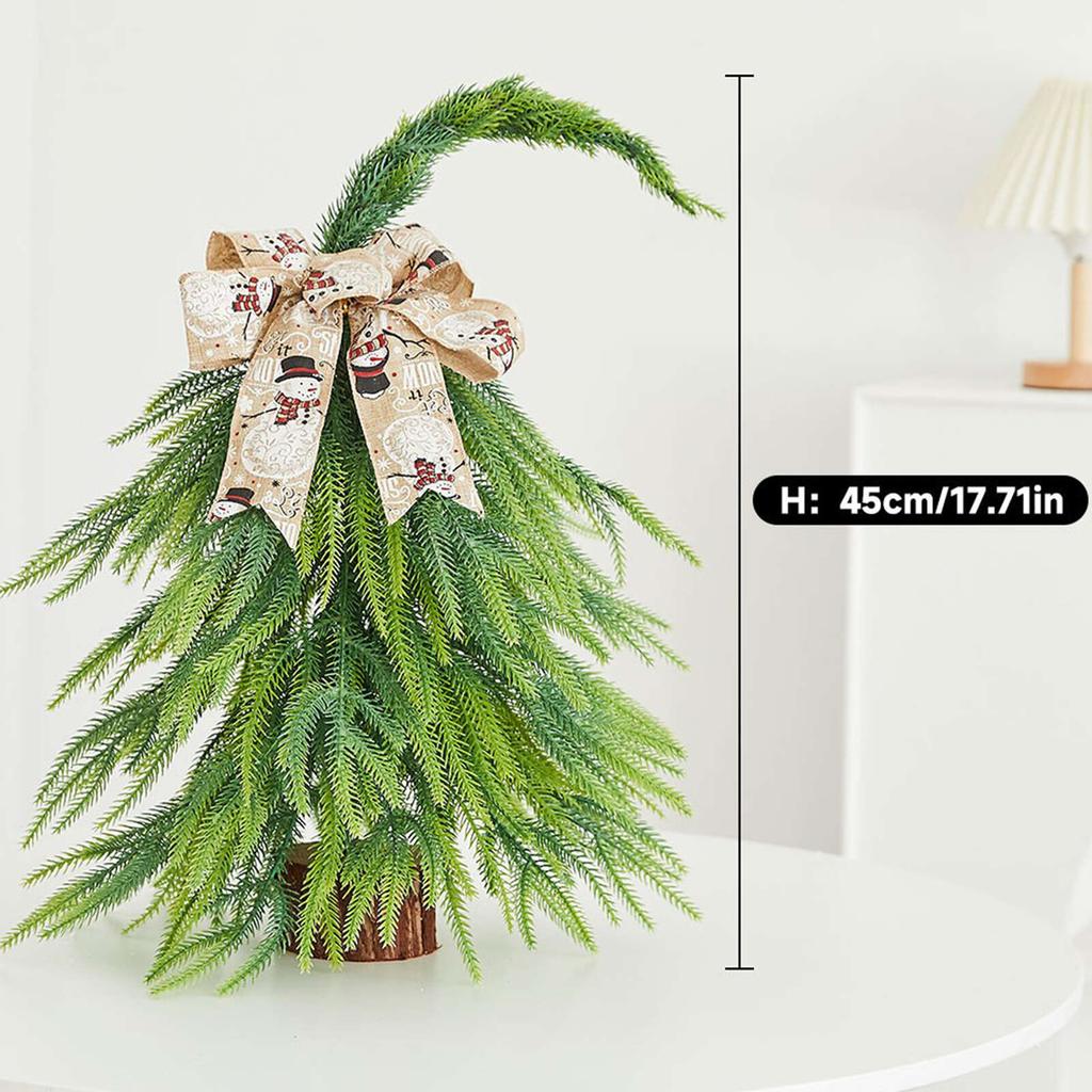 Рождественские настольные украшения маленькие имитационные елочные украшения