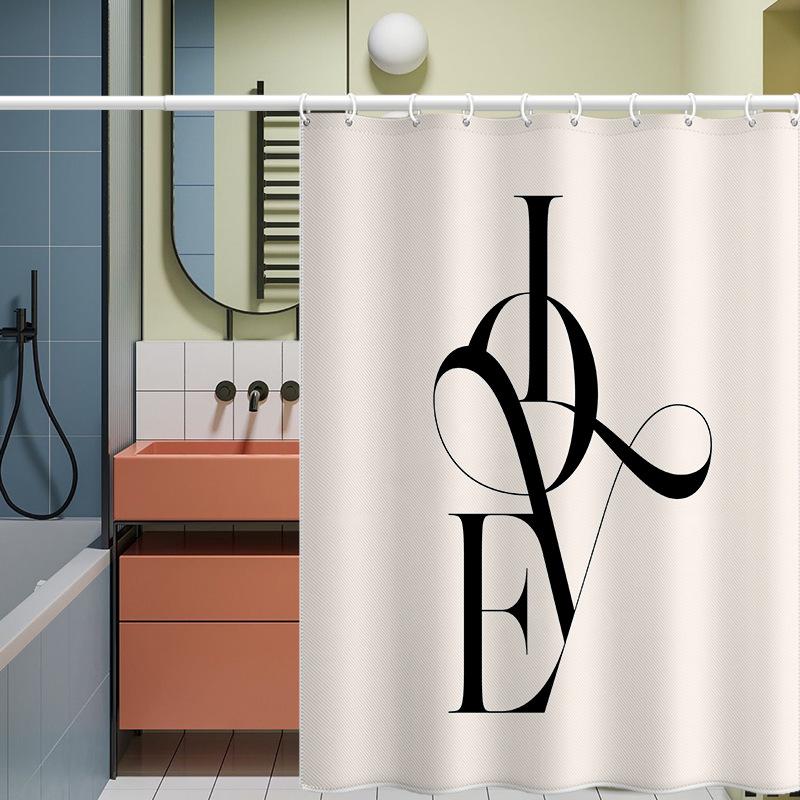 Утолщенная водонепроницаемая занавеска для ванной комнаты, устойчивая к плесени, занавеска для душа, занавеска для душевой перегородки, занавеска для душа, занавеска для ванной комнаты, бесплатная перфорация