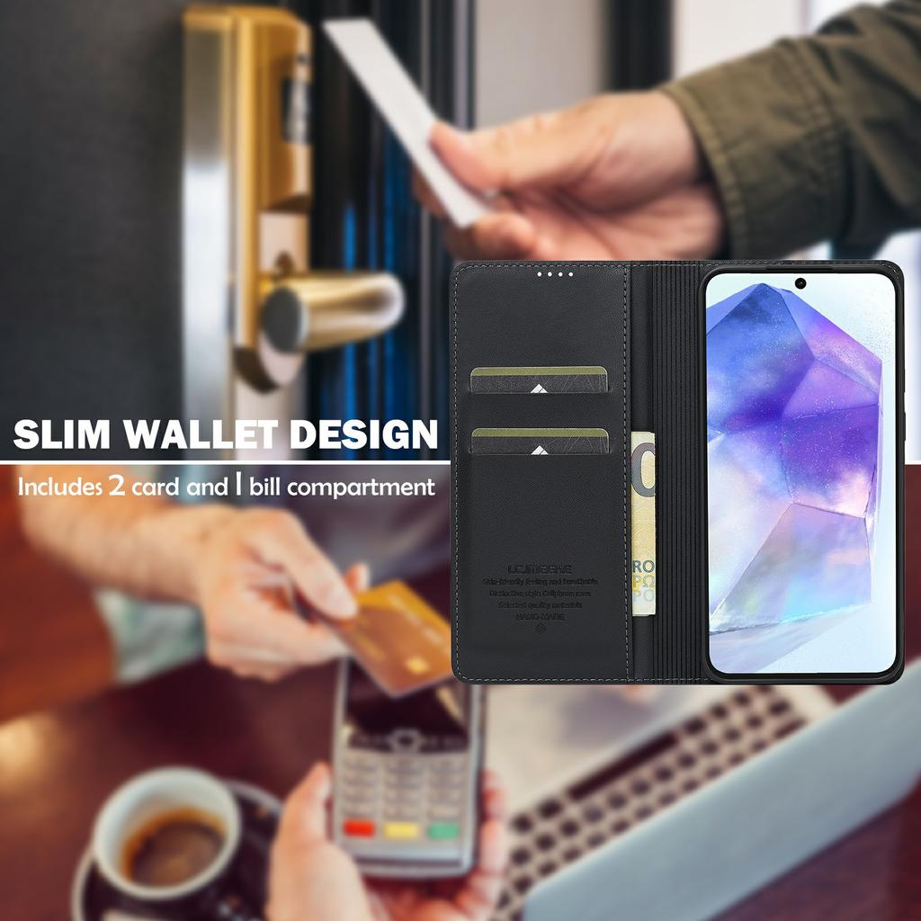 LC.IMEEKE L1 Series for Samsung Galaxy A16 5G/A16 4G Case PU Leather Wallet Stand Protective Phone Cover