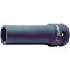 Yamashita Industrial Research Institute Koken 1/2" (12.7mm) Square Impact Hex Deep Socket (Thin Wall), 27mm, 14301M-27