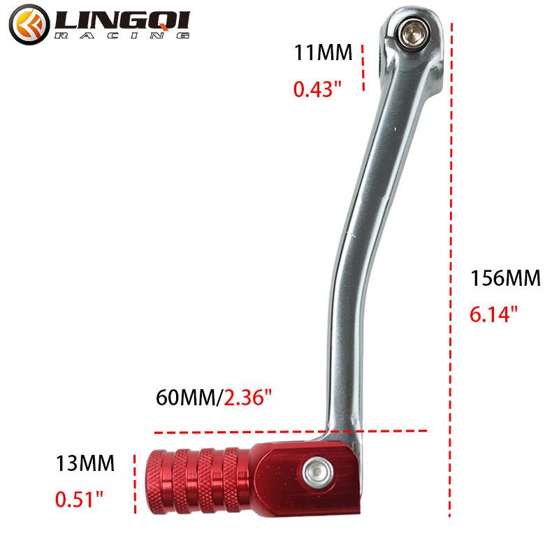 LYNNCHI Motorcycle CNC Folding Shifter Shift Lever For Kayo T2 T4 T6 Enduro Dirt Pit Bike ATV Off Road Racing Bikes Accessories