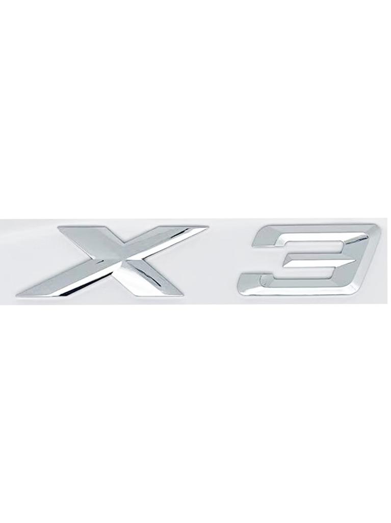 3D ABS Буквенные Шильдики для Эмблемы Багажника Подходят для Моделей BMW X3 E83 F25 G01, а Также XDrive 20i 28i 30i 35i 20d 30d SDrive20i pf2