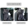Cartoon Cat Plush Hanging Car Tissue Box For Car Backseat