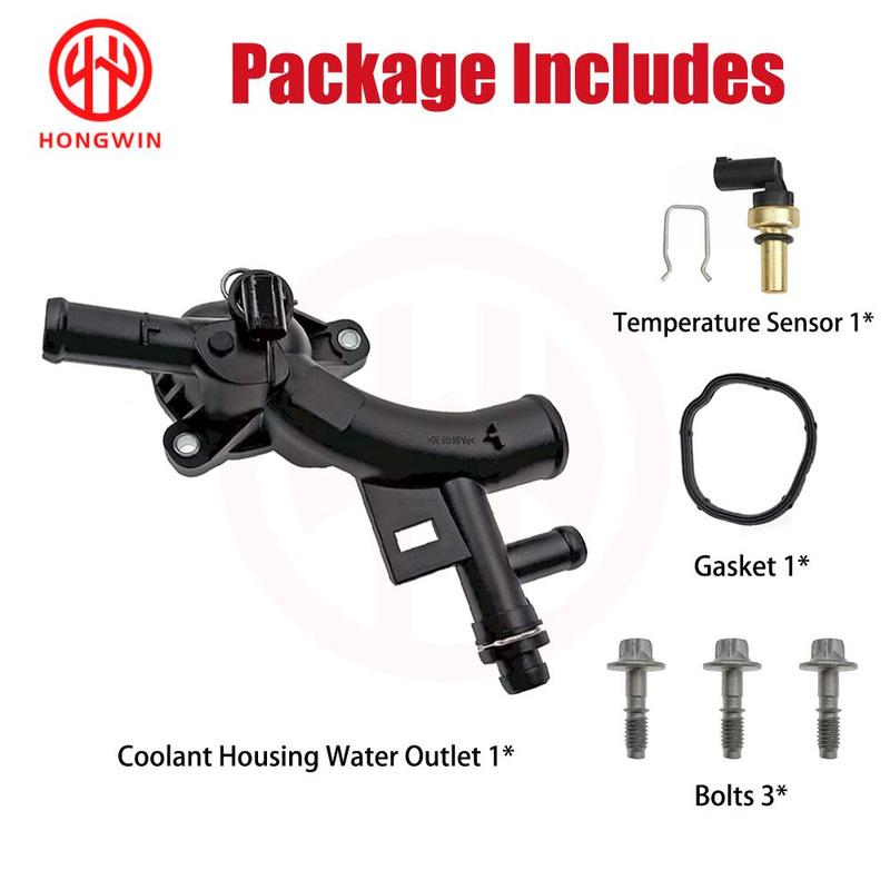 No.25193922 New Thermostat Housing Water Pump Outlet Fits Chevrolet Cruze Sonic Trax Buick Encore 1.4T 55565334 1338030