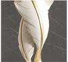 Modern Creative Feather Resin Accessories Office Store Table Figurines Decoration Home Furnishing Room TV Cabinet Sculpture Art