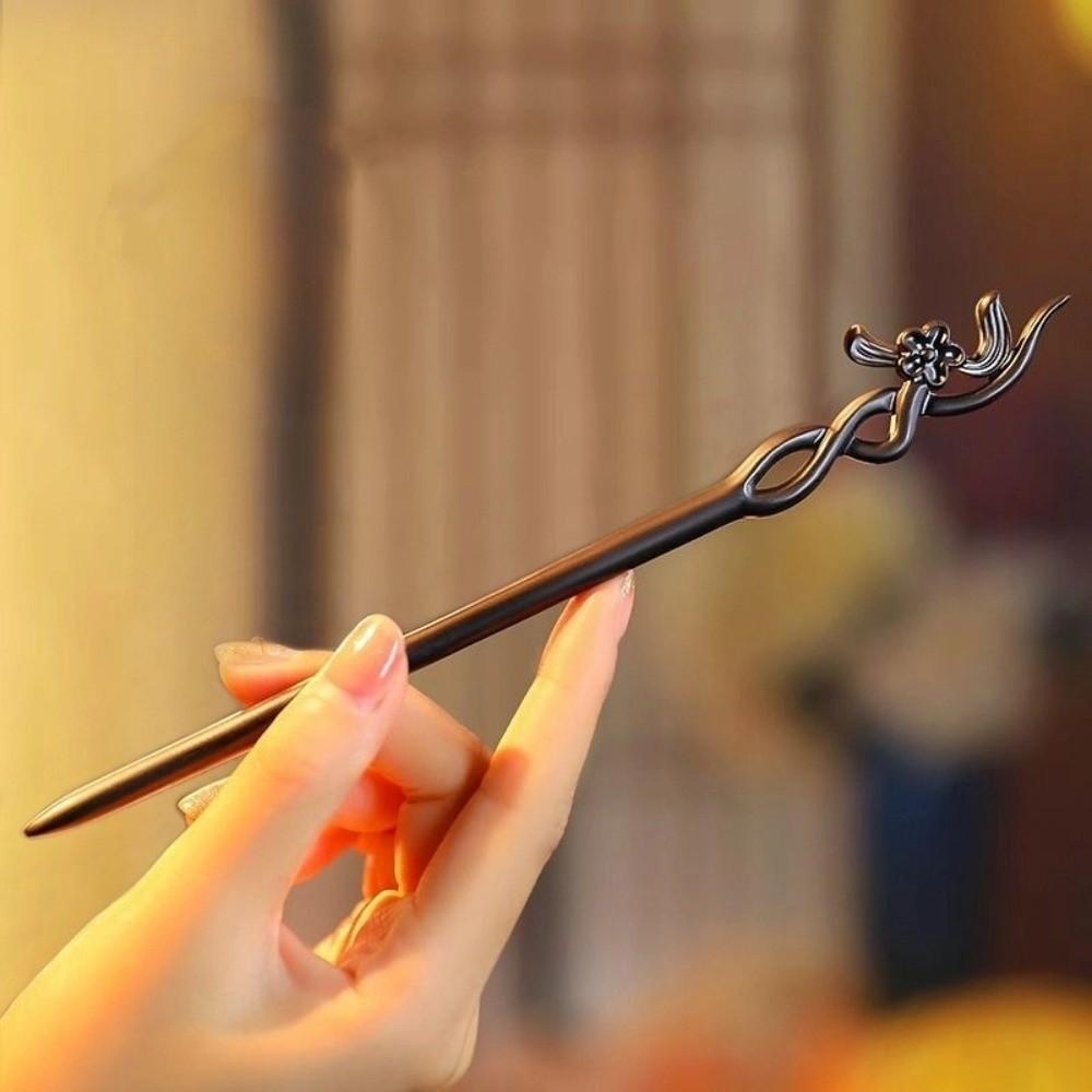 Irregular Shaped Chinese Style Hair Stick Retro Style Flower Hairpin Vintage Jewelry