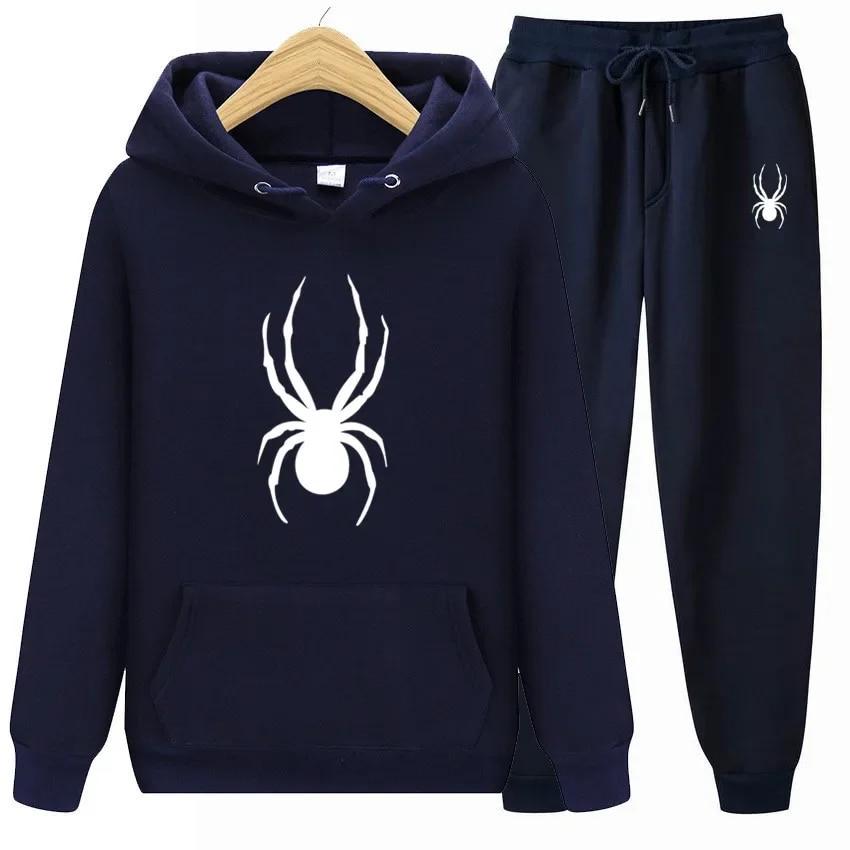 Women's Hoodie Set Spring and Fall Women's Suit Fashion Hoodie + Pants 2-piece Women's Casual Jogging Tracksuit