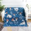 Одеяло для дивана с рисунком кошки, домашнее одеяло для кондиционирования воздуха, одеяло с нитью, гобелен, трехслойное толстое хлопковое одеяло для дивана