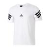 Soft Comfortable Breathable Striped Short Sleeve T-Shirt Men Tops White JD4880