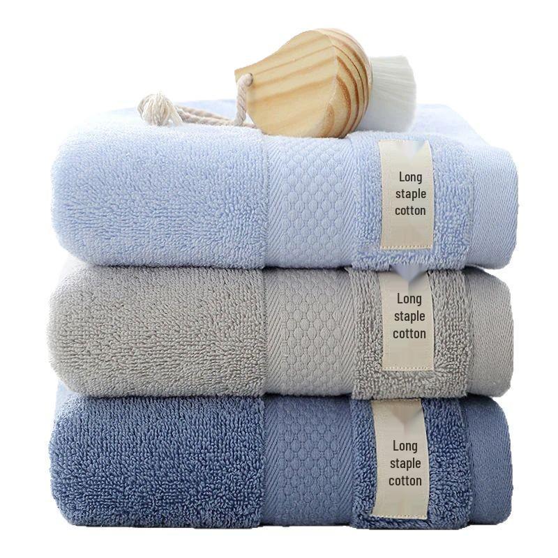 Pure Cotton Absorbent Face Towel - Soft, Lint-Free Bath Towel for Adults