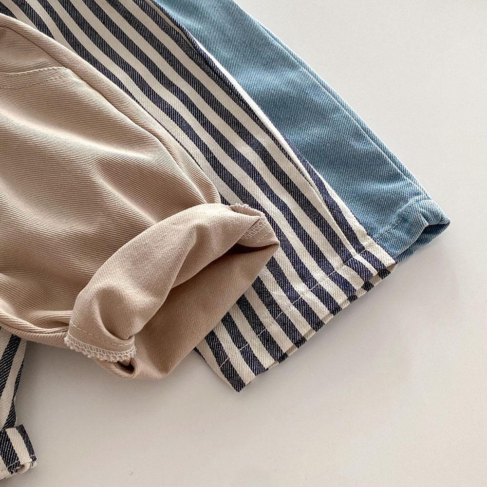 Детские повседневные брюки с заплатками для детей  1-5 лет Детская одежда Модные полосатые брюки для мальчиков