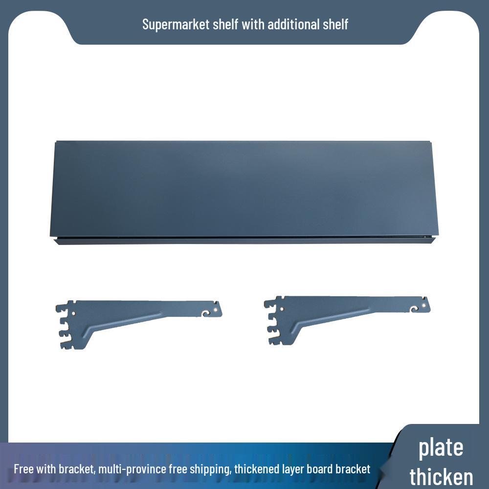 Стиль Анчен Серый Белый Утолщенная Стойка для Выкладки Полка Перегородка