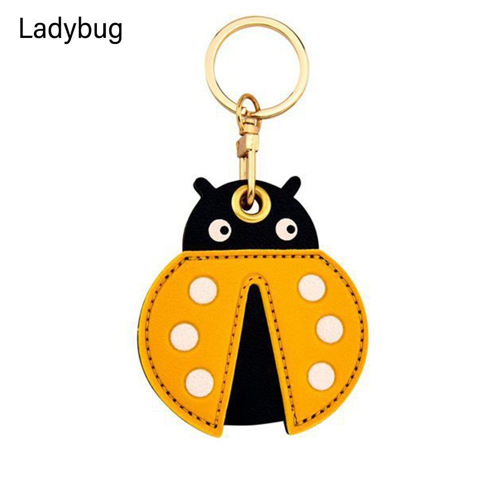 New Leather For Airtag Cartoon With Keychain Badge Card Holders Protective Sleeve Access Control Card Cover