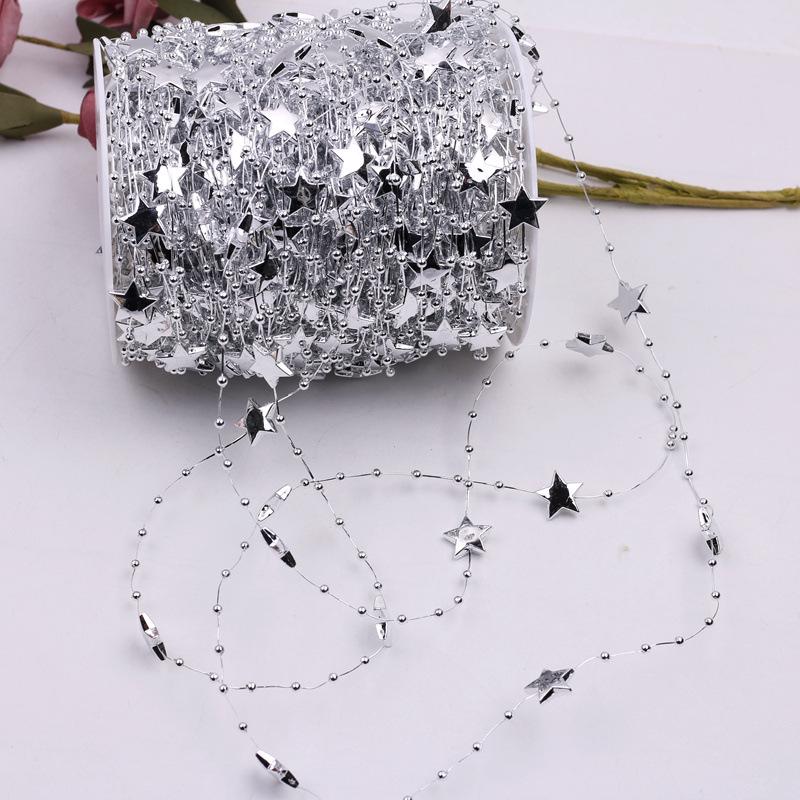 8+3 Звездное небо жемчужная цепочка с бусинами и фонариками для украшения свадьбы цветами