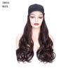 Hair Wig With Baseball Cap Straight&Wave Curly Hair Women Girl's Wigs