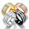 Health Care Weight Burning Loss Fat Rhinestone Slimming Magnetic Ring Jewelry