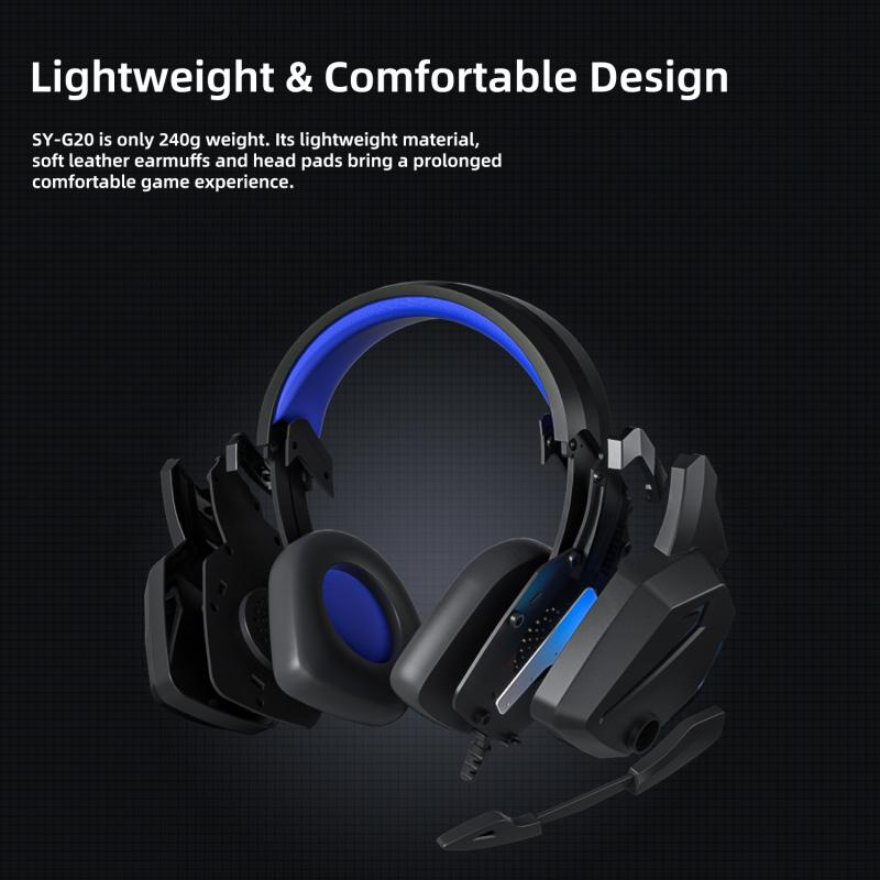 G20 Dynamic RGB Dual Streamer Проводная гарнитура Шумоподавление Микрофон Стерео Эргономичный