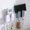 Wall Mounted Remote Control Holder Punch Free Phone Storage Box Home