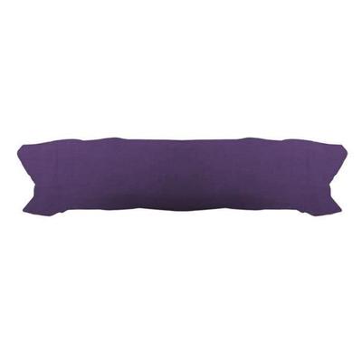 Taie De Traversin - DEEP PURPLE - 45x185cm - 100% Coton - 57 Fils/cm² - Douceur Inégalée