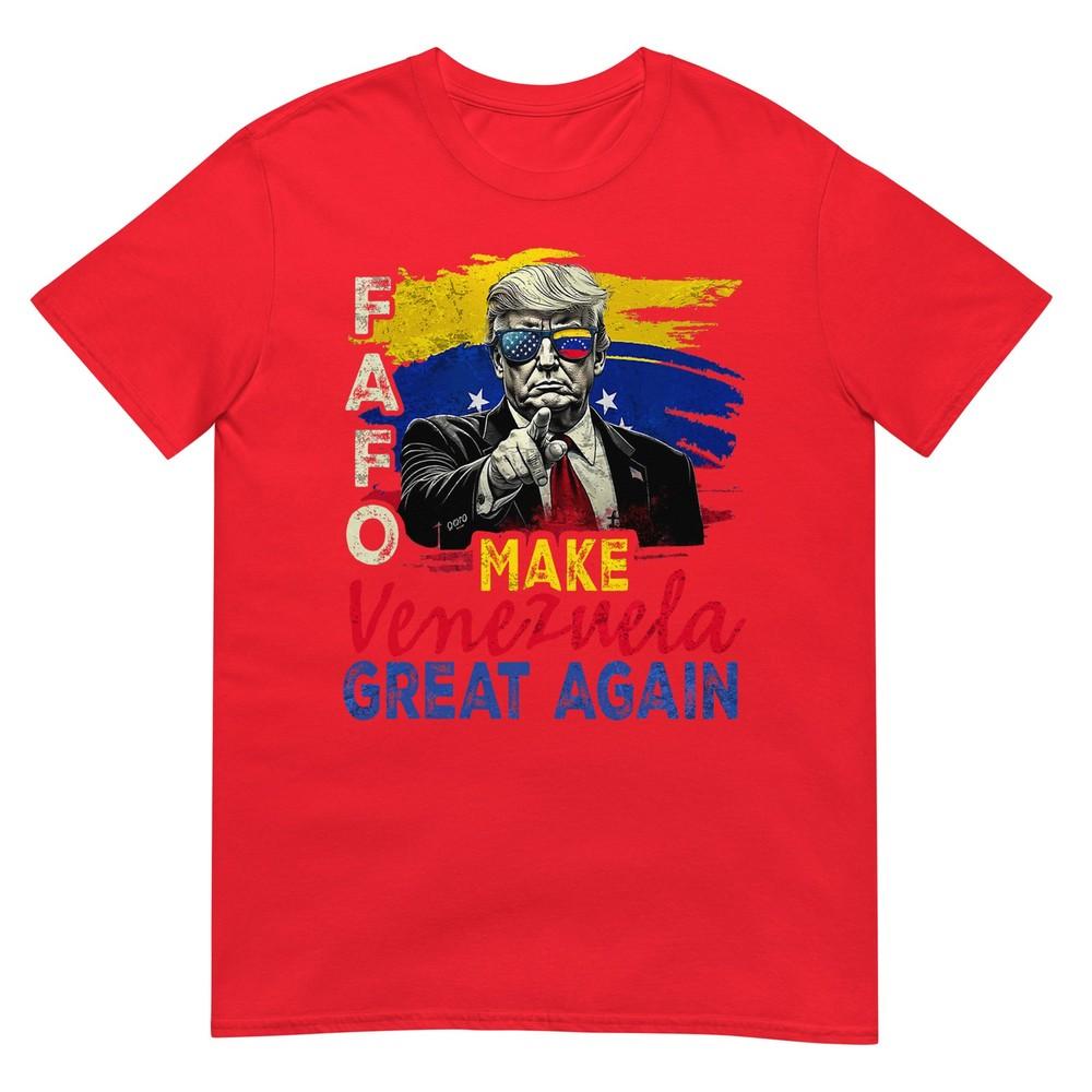 Funny Fafo Trump Venezuela Great Again Tshirt