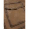 Levis FW24 Performance Warm Fleece Series Куртка из искусственной овчины с регулируемой молнией Мужская куртка Коричневый 002NB-0000