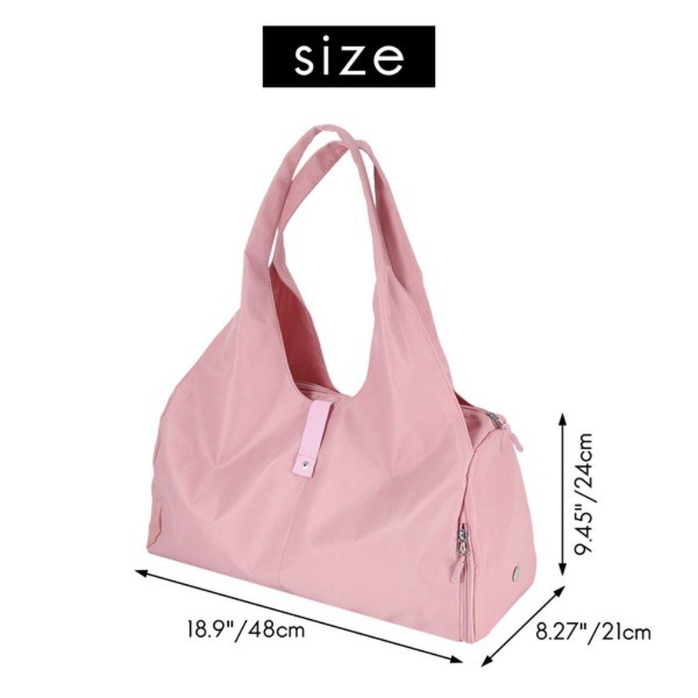 Casual Underarm Bag Yoga Mat Bag Korean Style Luggage Bag Sports Shoulder Bag Large Capacity Niche Design Gym Fitness Bag Women