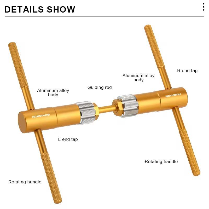 Инструмент для нарезания резьбы каретки BSA для велосипеда BC 1.37X24 TPI из высокопрочной стали Инструменты для ремонта резьбы каретки рамы шоссейного велосипеда MTB