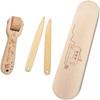 Tool Pressing Wheel Beech-Wood Seam Roller Wallpaper Roller Press Quilting Tool Roller Roll