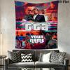 Custom Gta6 Wall Hanging Printed Fabric Blanket Decorative Tapestries for Bedroom Living Room Home Decor
