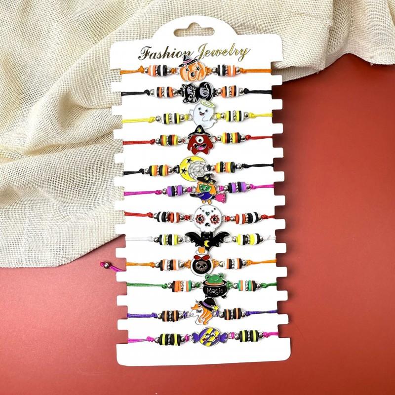 Kids Soft Polymer Clay Bracelet Set Cartoon Animal Design Multi-Layer Stackable Friendship Wristband Girls Boys 2025