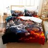 Legend of Heroes Bedding Set Duvet Cover Bed Set Quilt Cover Pillowcase Comforter King Queen Size Boys Adult Bedding Set A