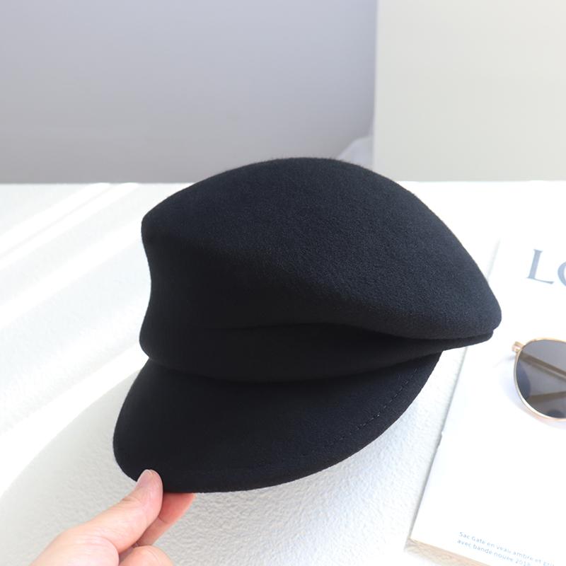 Осень и зима, новинка Интернет-знаменитости, ветровая плиссированная шерстяная шапка, женская осенне-зимняя ретро-универсальная рыцарская шляпа, конная шляпа