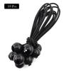 10 Pcs 10-30CM Tarpaulin Fixing Tool Multipurpose Elastic Band Tie Canopy Bungee Cords