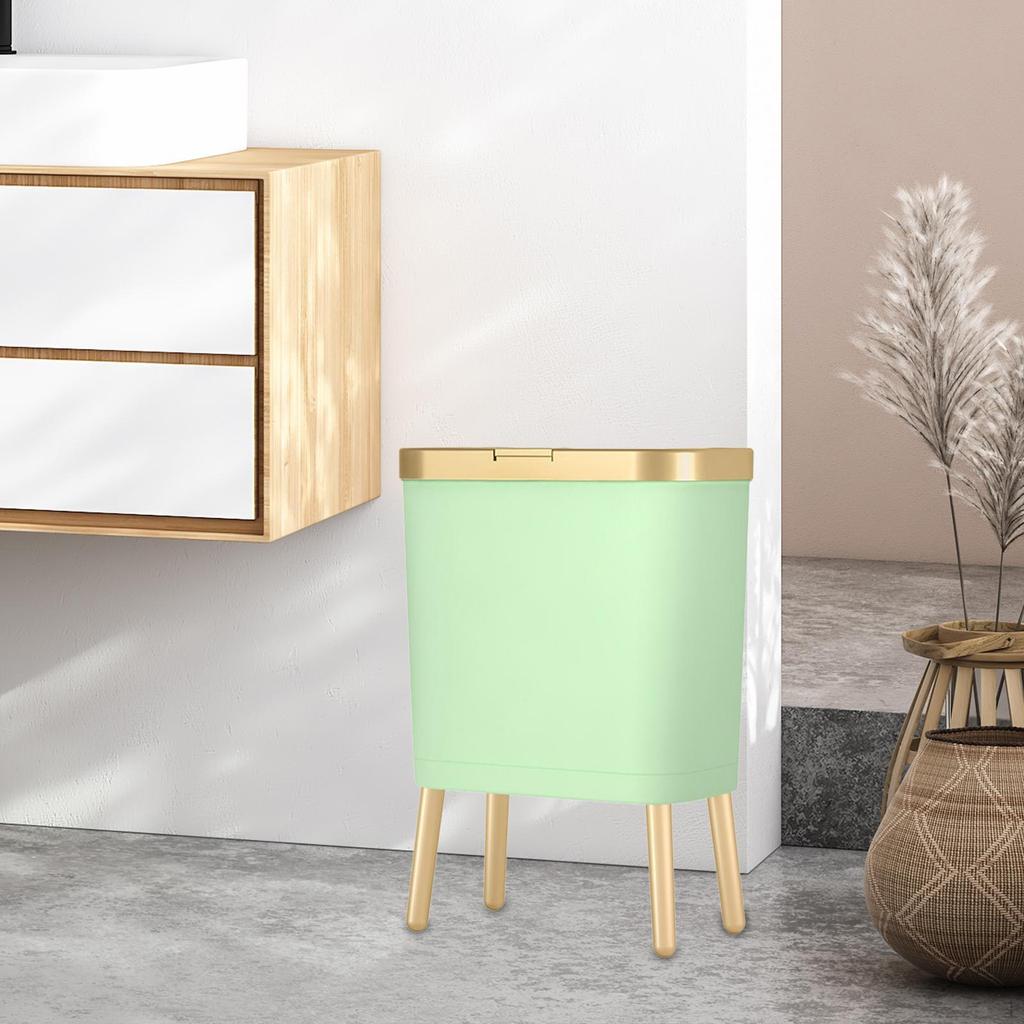 Мусорный бак для ванной, корзина для мусора с пресс-верхними крышками, прямоугольная мусорная корзина) Мусорные баки для туалета