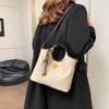 Bucket Bag Women's 2025 New Fashion Versatile Casual Handbag Commuter Shoulder Messenger Bag