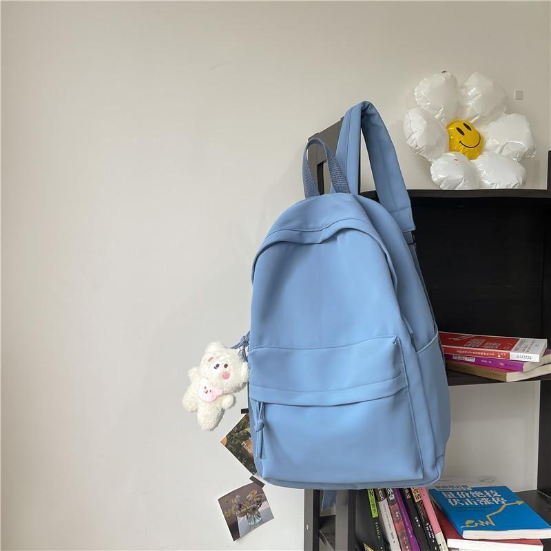 JK Solid Non-Printed Schoolbag Women Ins Style Japan Fashion High School Student Large Capacity Simple Computer Backpack College Student