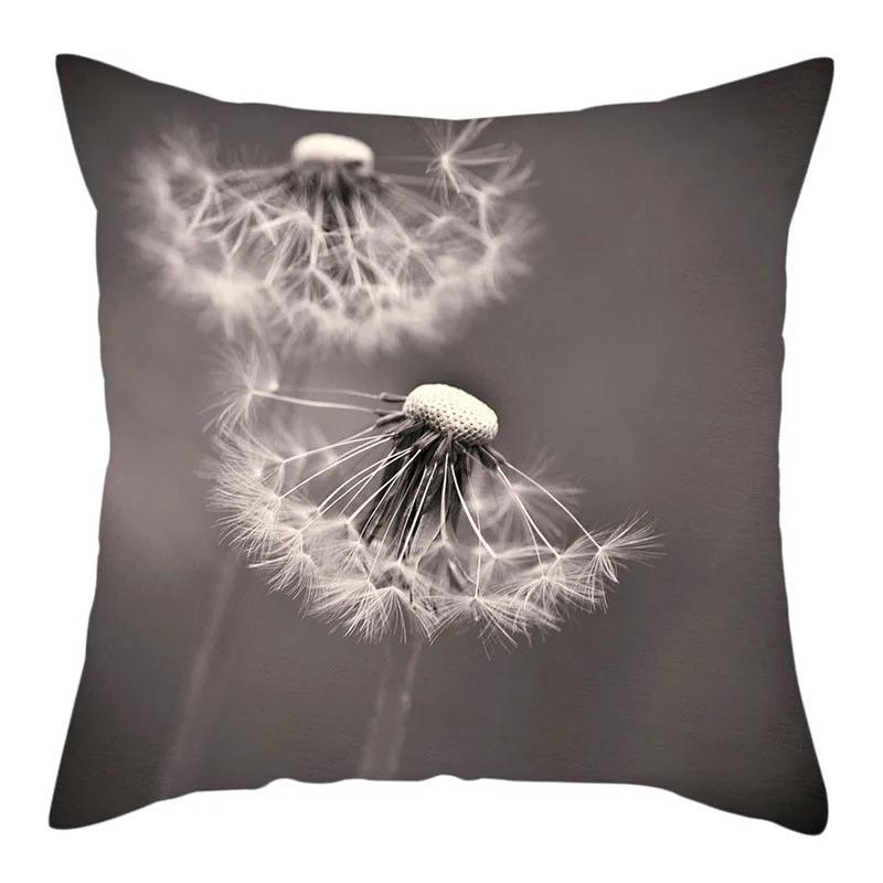 Наволочка с принтом одуванчика Гостиная Офис Дом Наволочка Автомобильные украшения
