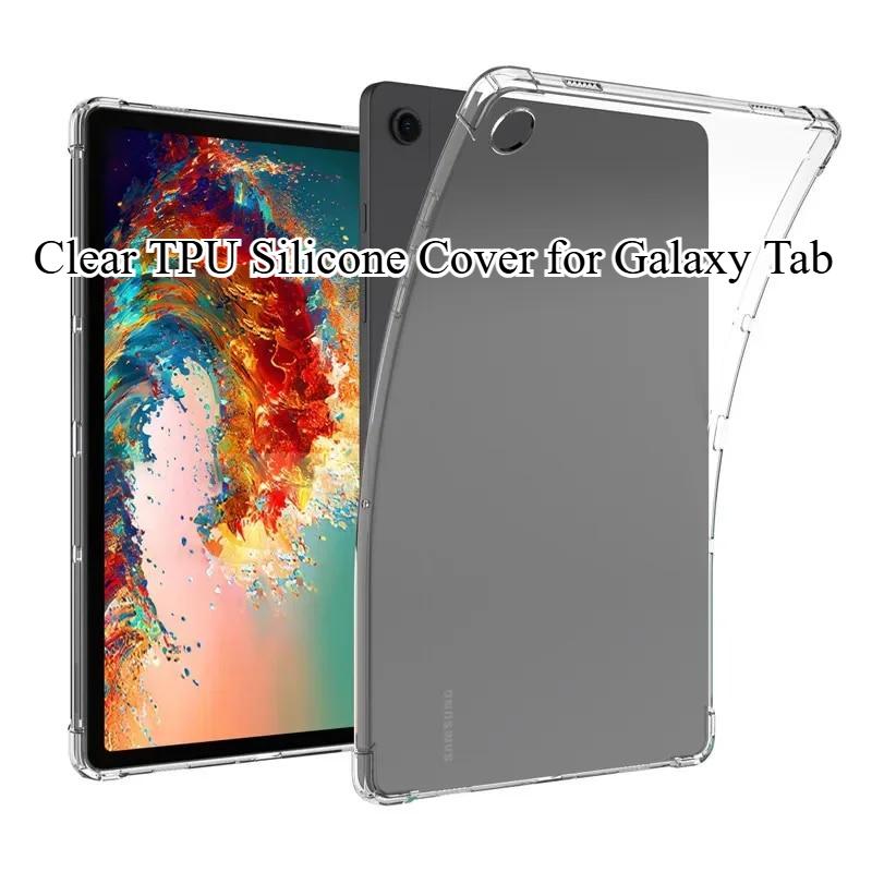 For Samsung Galaxy Tab A9 Plus 10.5 Case 2023 X210 X216 Clear TPU Silicone Tablet Cover for Galaxy Tab A9 8.7 X110 X115 Funda