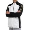 Mizuno Training White X Black X Size L Size MC-LINE Warm-Up Jacket, Standard, Moisture-Wicking, Quick-Drying, Wear, 32MC0110, Gold, (Japan L)
