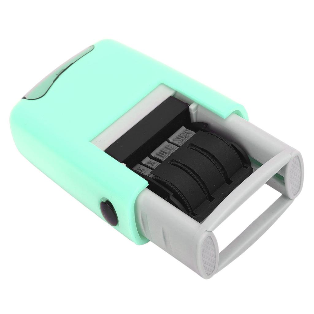 25x2.8mm English Date Stamp Clear Stamping Quick Drying Date Stamp for Study Work Life